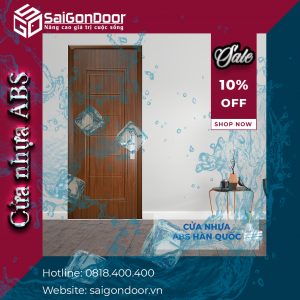 Cửa nhựa ABS SaiGonDoor 2022