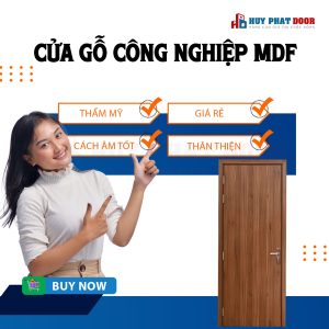 THAM KHẢO BÁO GIÁ CỬA GỖ CÔNG NGHIỆP MDF HUYPHATDOOR